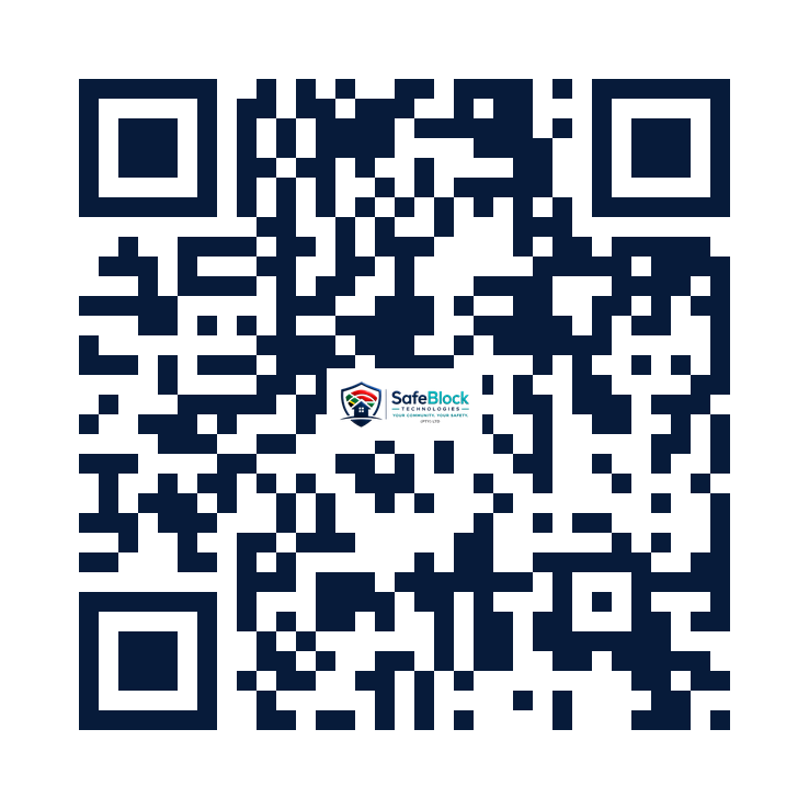 QR code to download SafeBlock SA